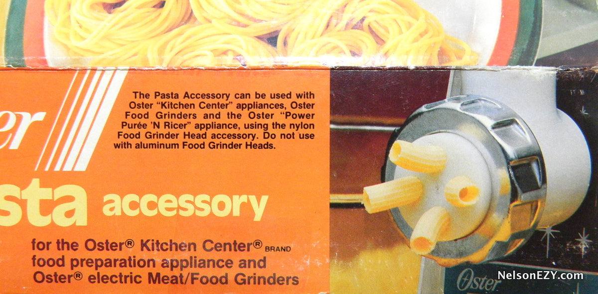 Oster Pasta Maker Attachment For Oster Kitchen Center