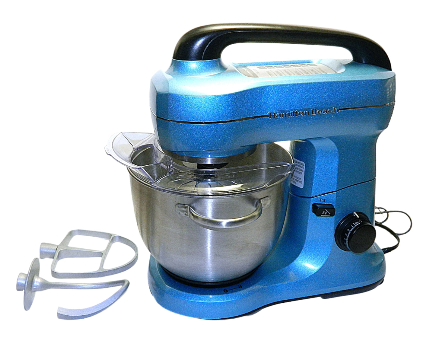 Hamilton Beach Model 63393 Mixer, Type SM08 - Metallic Blue