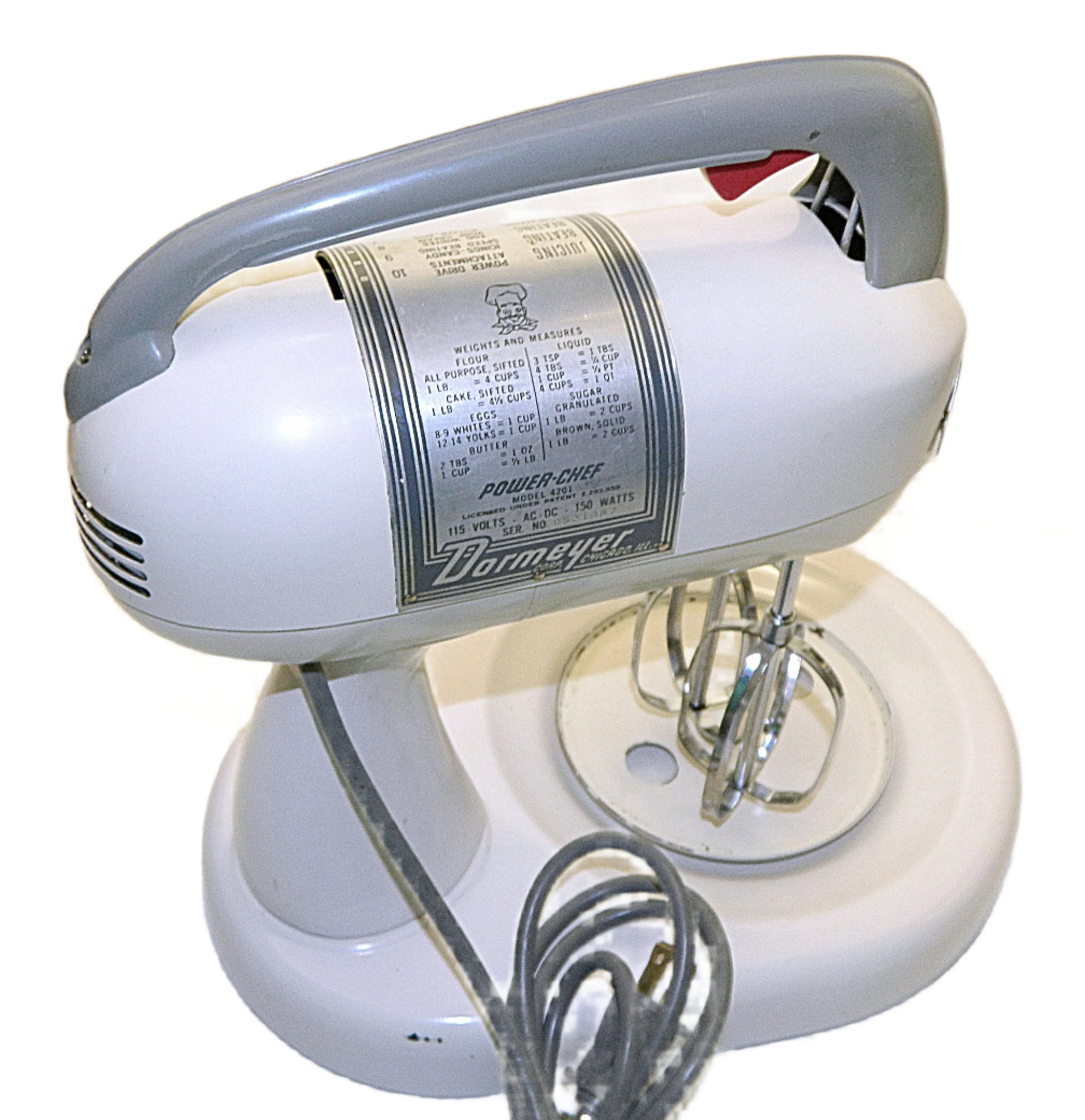 Dormeyer Power Chef Model 4201 Refurbished - White