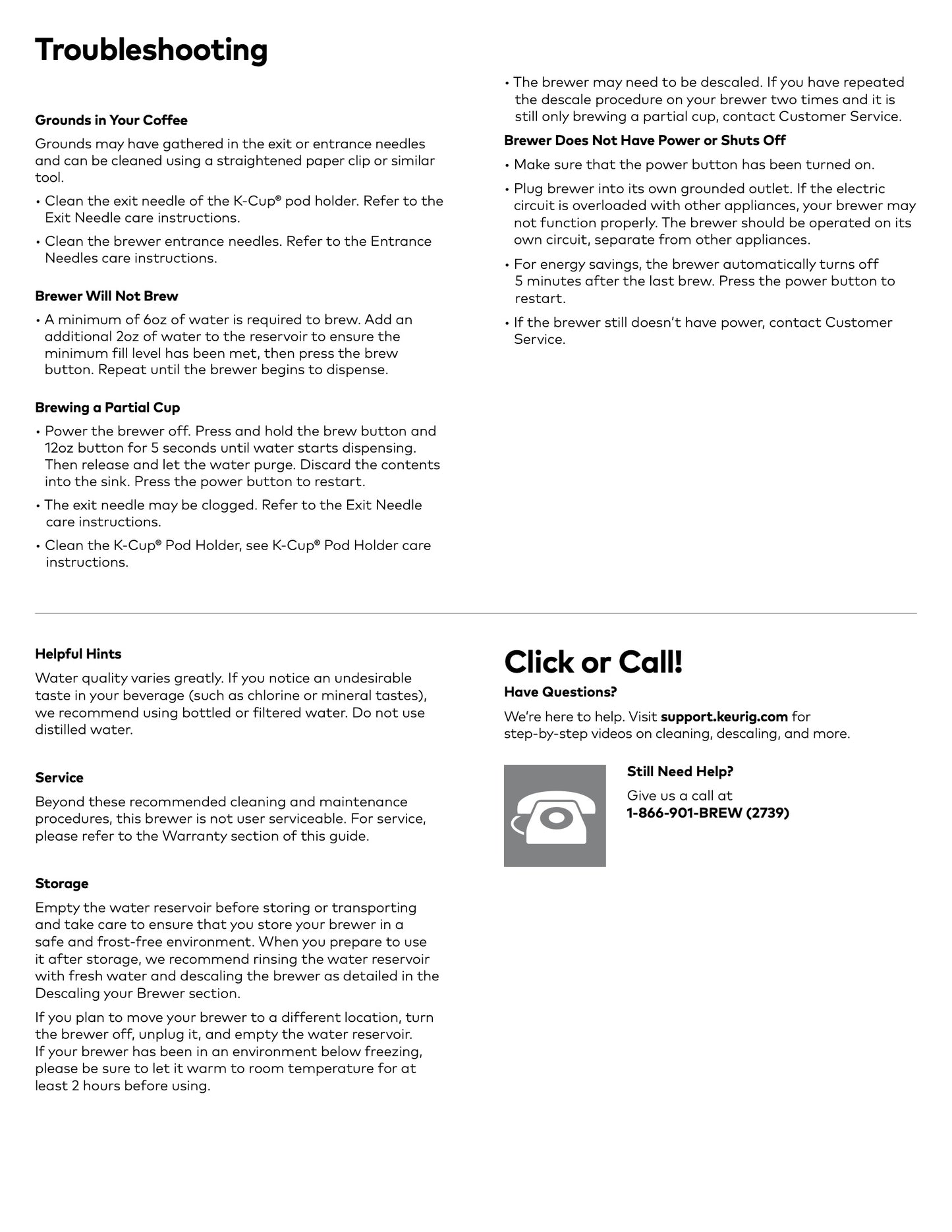 Keurig Supreme K-Cup Pod Coffee Maker Manual (Download)