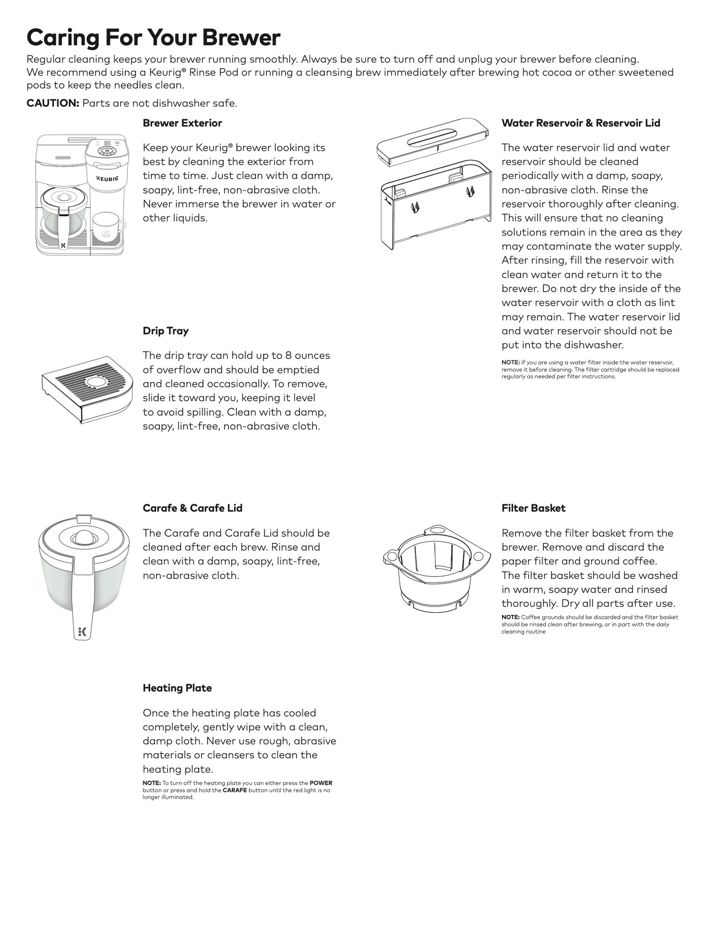 Keurig Duo K-Cup Pod Coffee Maker Manual  (Download)