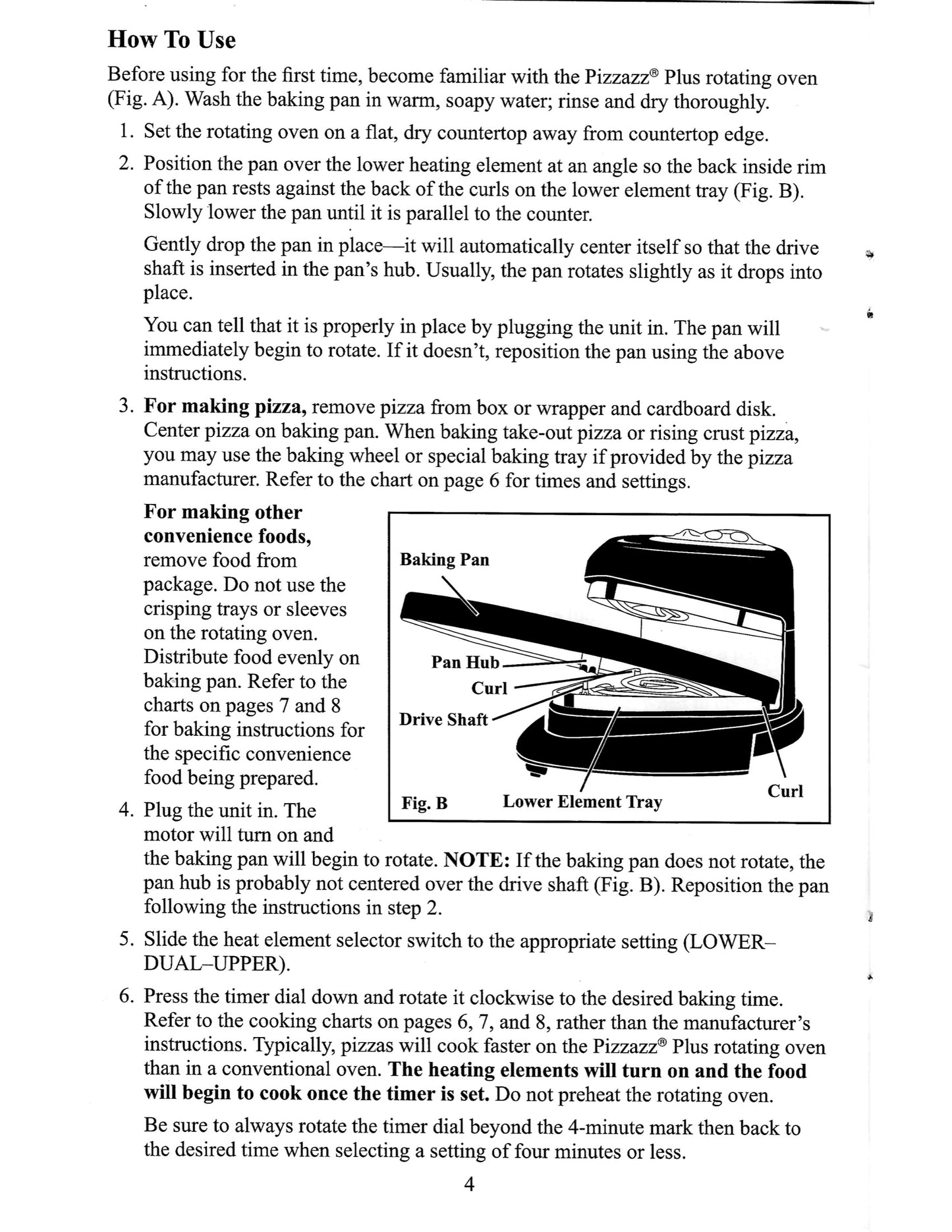 Pizza Pizzazz Plus Model 03430 Manual - (Download)