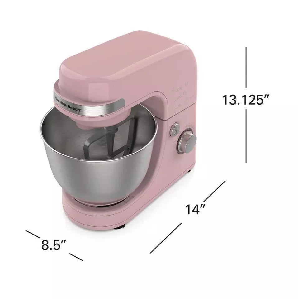 Hamilton Beach Mixer Model 63386, 7 Speeds , 4 Quart Capacity - Rose