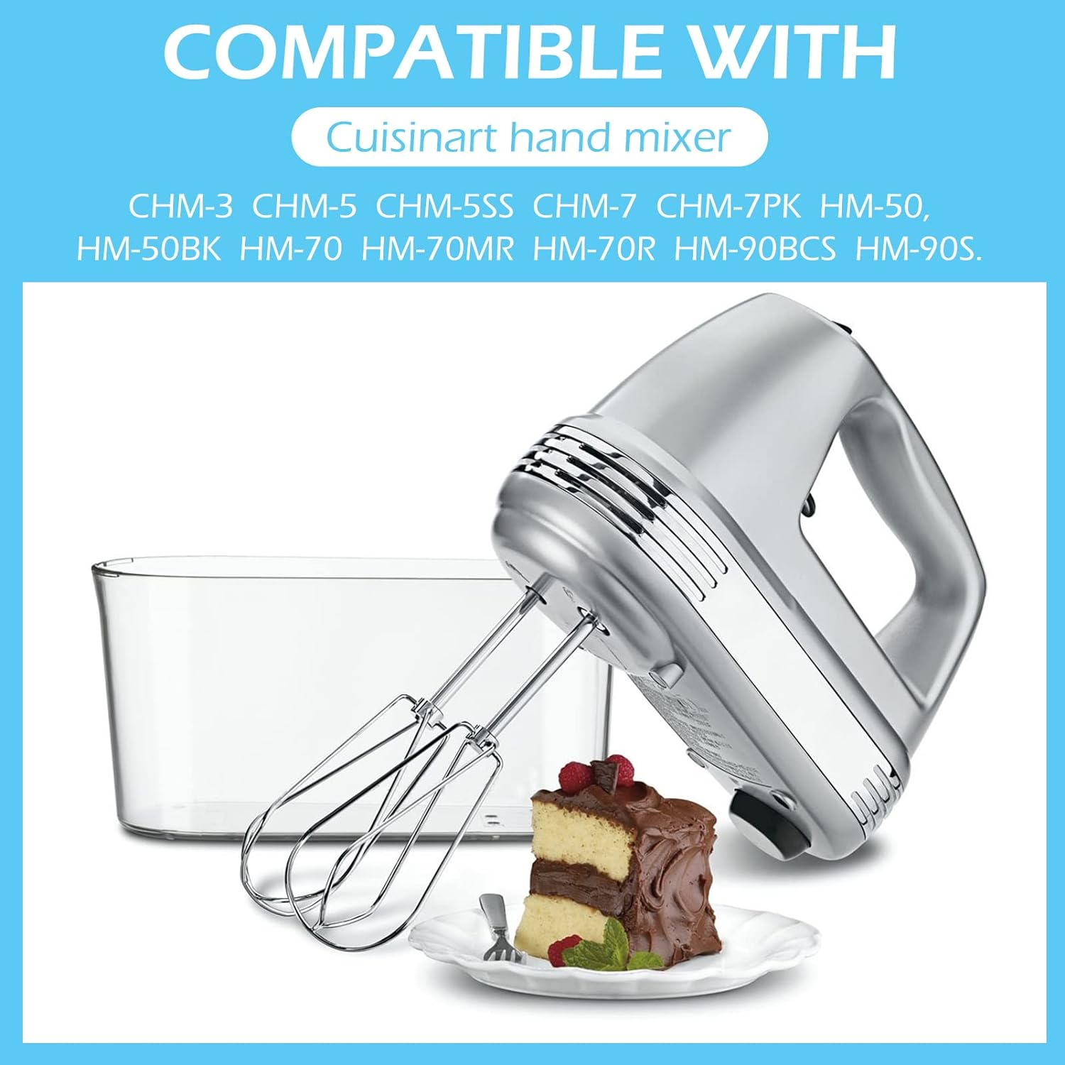 Cuisinart CHM Hand Mixer Beaters-Models: HM-50, HM-70, 90S,  7 5 3