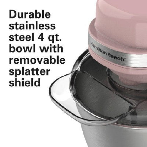 Hamilton Beach Mixer Model 63386, 7 Speeds , 4 Quart Capacity - Rose