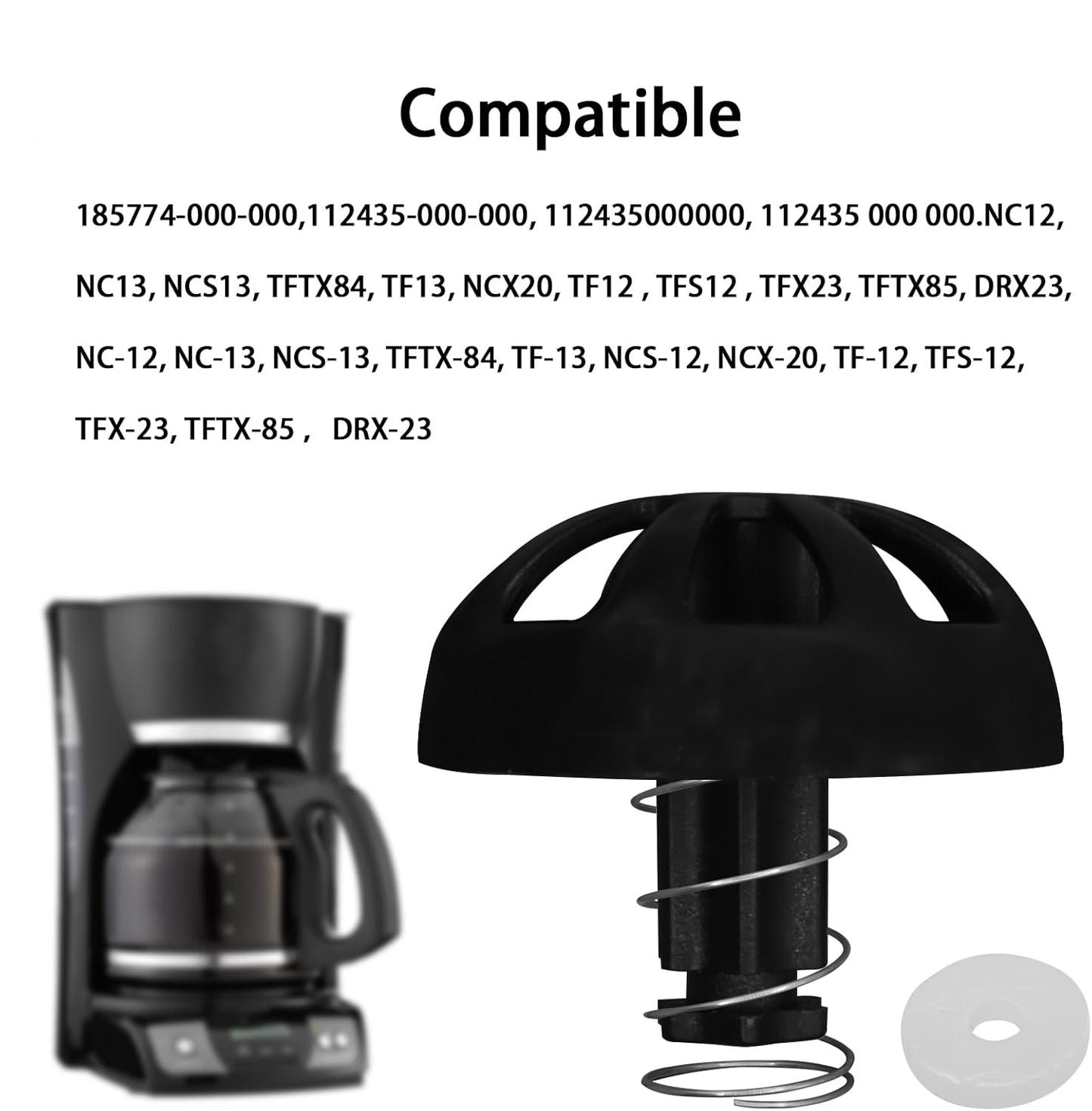 Coffee Replacement Brew Basket Spring Loaded Stopper Kits