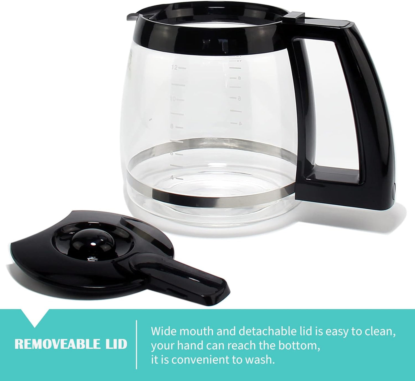 Cuisinart Coffee Maker 12-Cup Glass Coffee Carafe Fits Many Models (See Below)