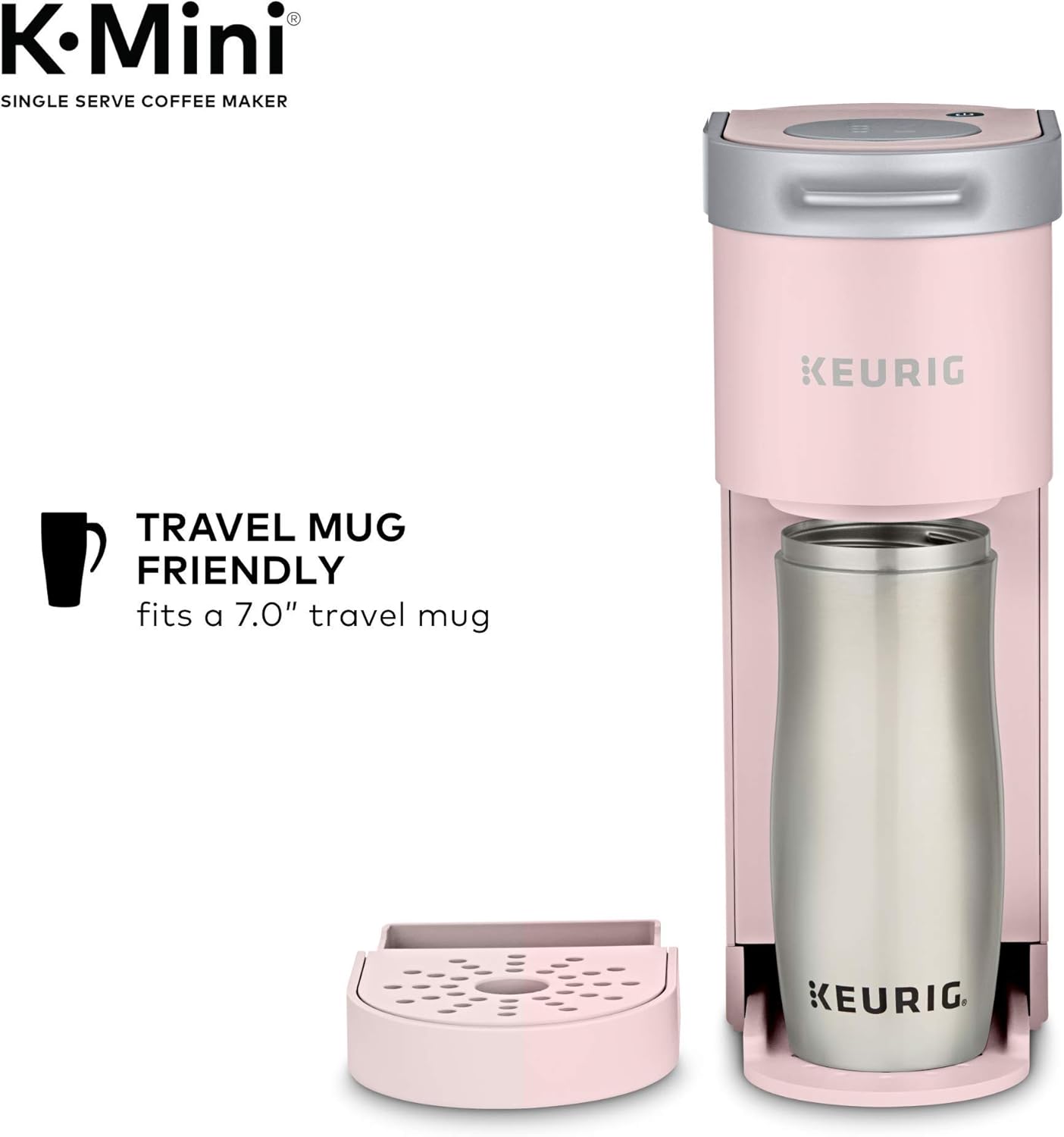 Keurig K-Mini® Single Serve Coffee Maker, Dusty Rose - New
