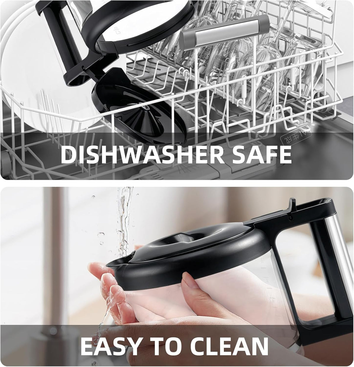 DeLonghi 10-Cup Glass Carafe for COM532M COM530M Coffee Makers Fits Many Models (See Below)