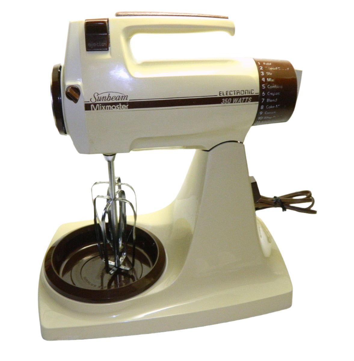 Mixmaster Model 01266  Refurbished - Almond/Brown