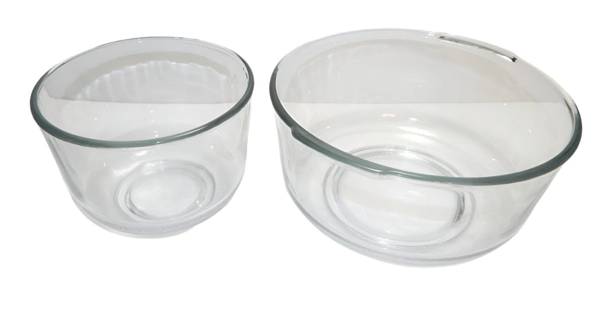 Sunbeam Mixmaster Clear Glass Bowl Set For Models 1-7A,1-8B,MMA,MMB etc...