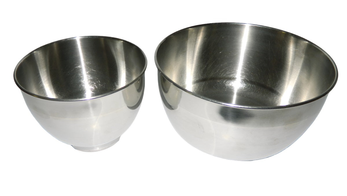 The small bowl measures 6.25" top diameter x 4.5" tall x 3.25" bottom diameter.