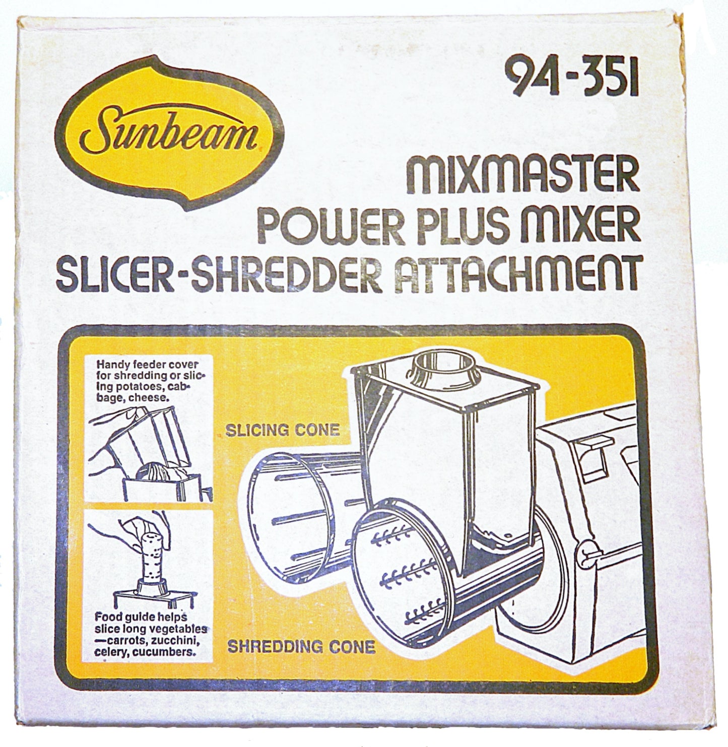 Mixmaster Slicer/Shredder Attachment For Power Plus Models - 94-351
