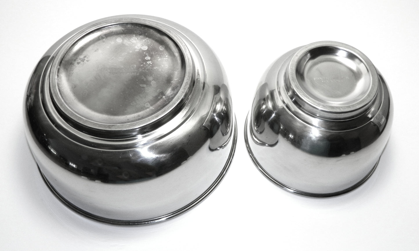 Mixmaster Stainless  Steel Bowl Set For Models 1-7A,1-8B,MMA,MMB Etc...