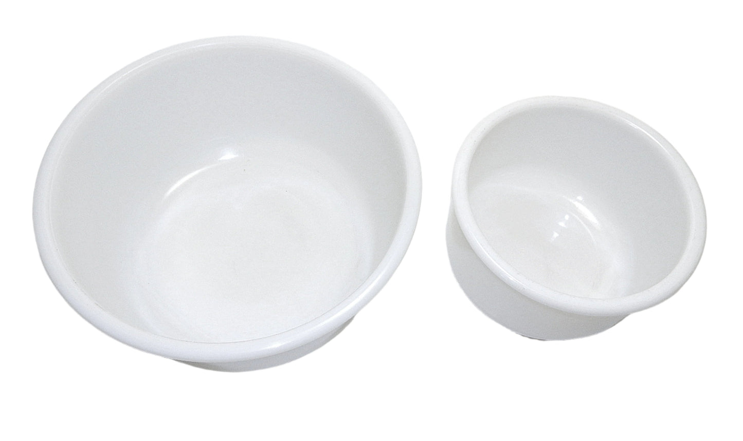 Dormeyer Milk Glass Bowl Set For Most Vintage Models