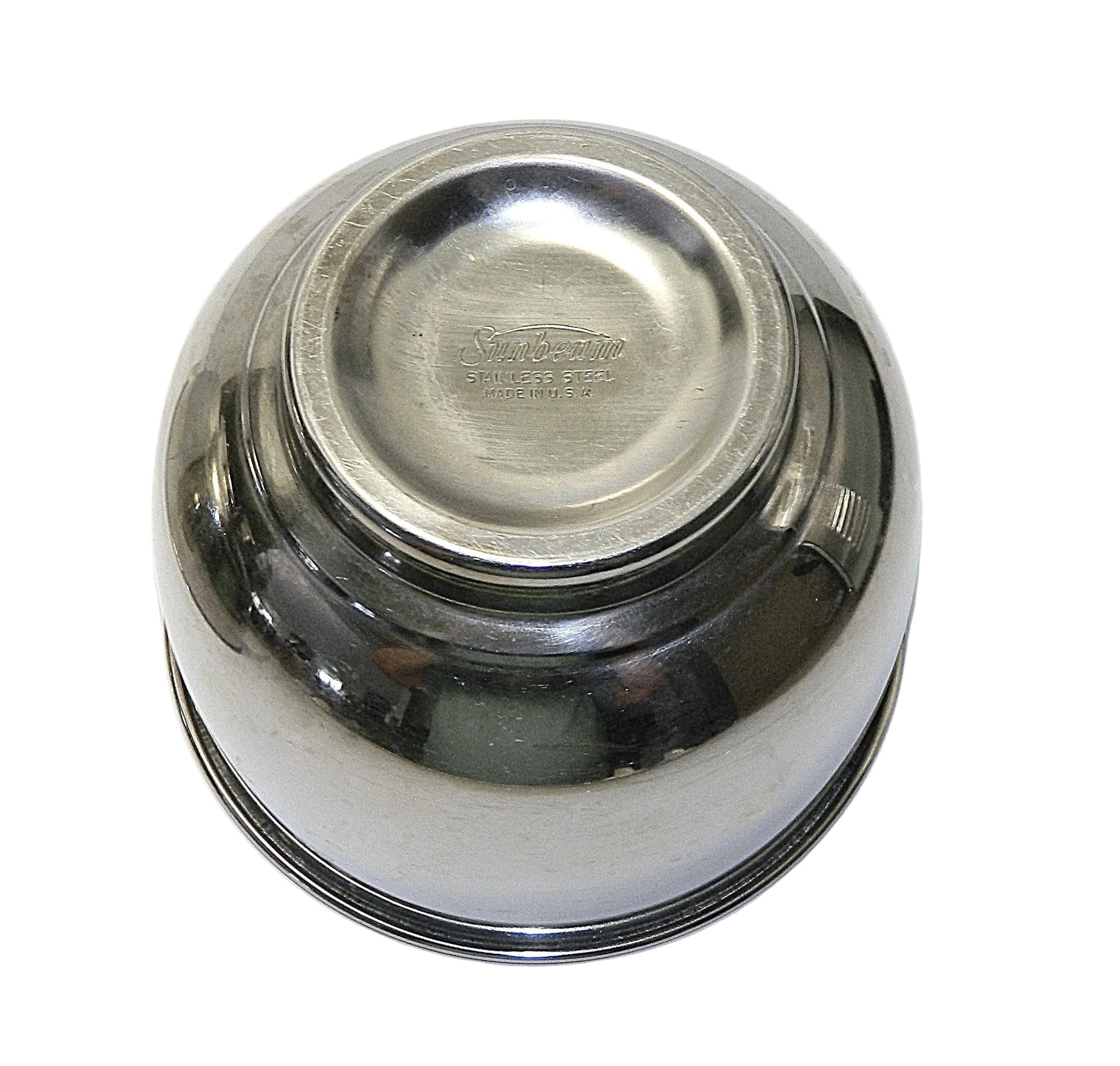 Mixmaster Sunbeam Brand Stainless  Steel Bowl Set For Models 1-7A,1-8B,MMA,MMB etc...