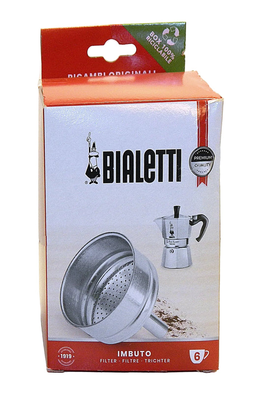 Bialetti coffee filter packaging on a white background