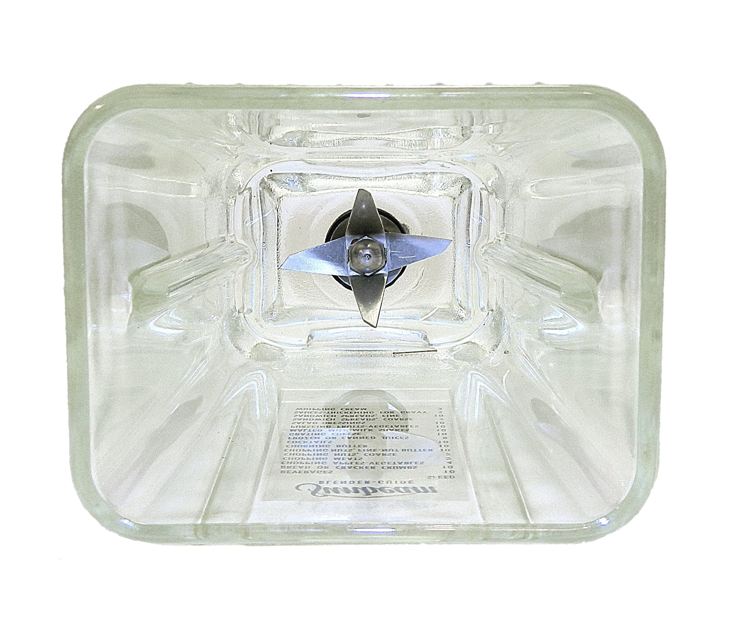 Mixmaster Blender Attachment Jar, Blades and Lid - w/Decal For Models 5,7 and 9