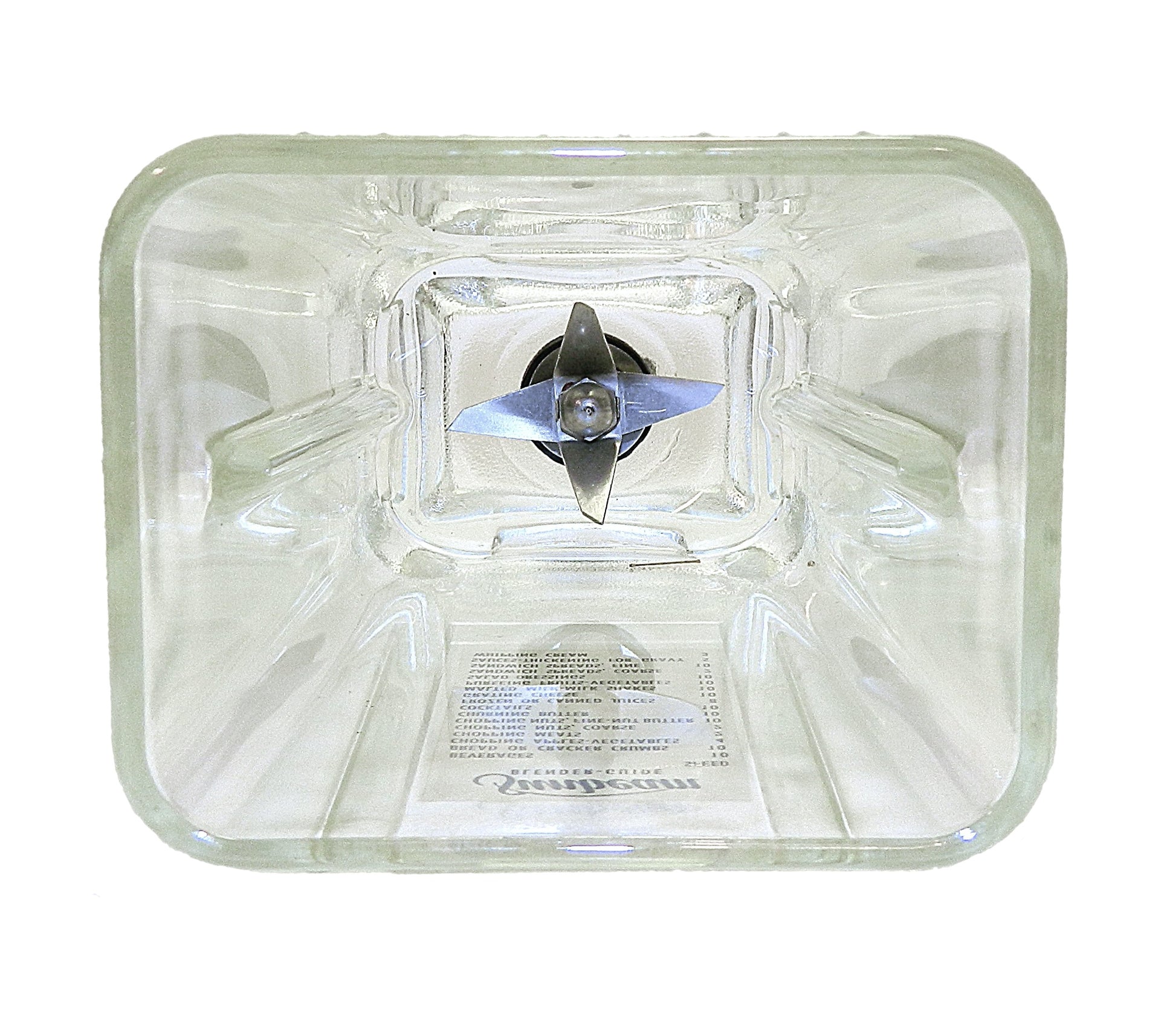 Mixmaster Blender Attachment Jar, Blades and Lid - w/Decal For Models 5,7 and 9