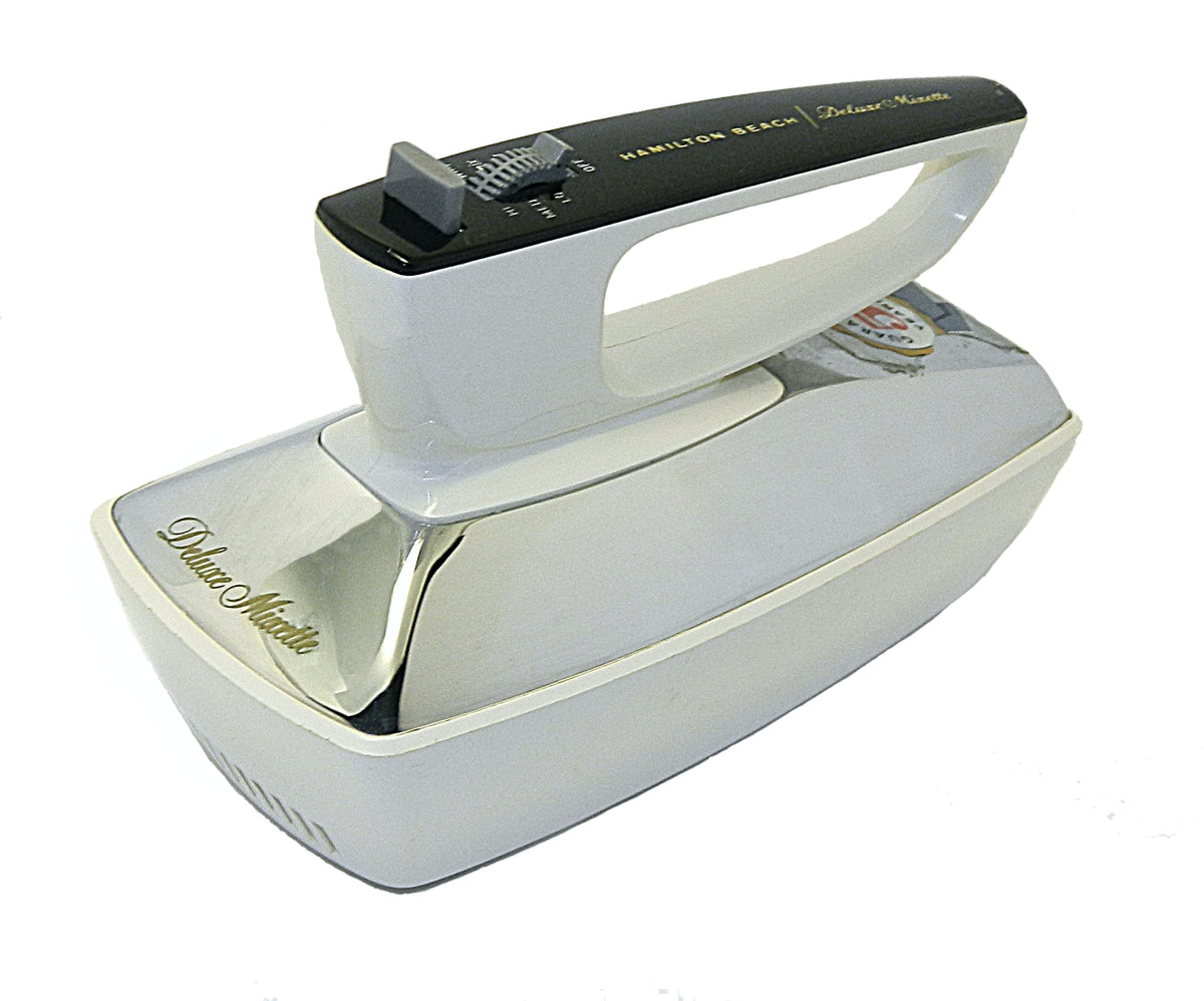 Hamilton Beach Deluxe Mixette Hand Mixer Model 79 - Refurbished - Chrome/White