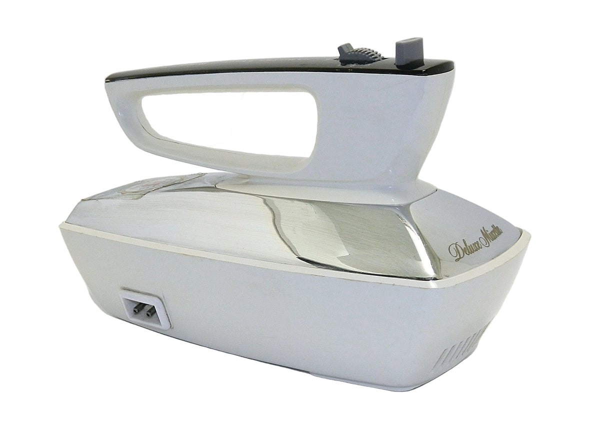 Hamilton Beach Deluxe Mixette Hand Mixer Model 79 - Refurbished - Chrome/White