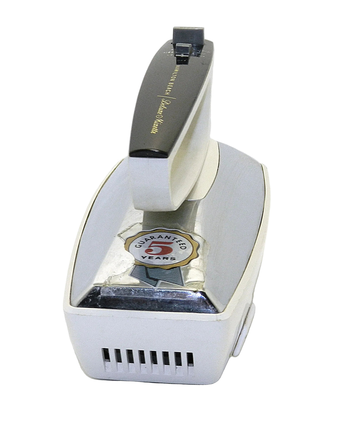 Hamilton Beach Deluxe Mixette Hand Mixer Model 79 - Refurbished - Chrome/White 