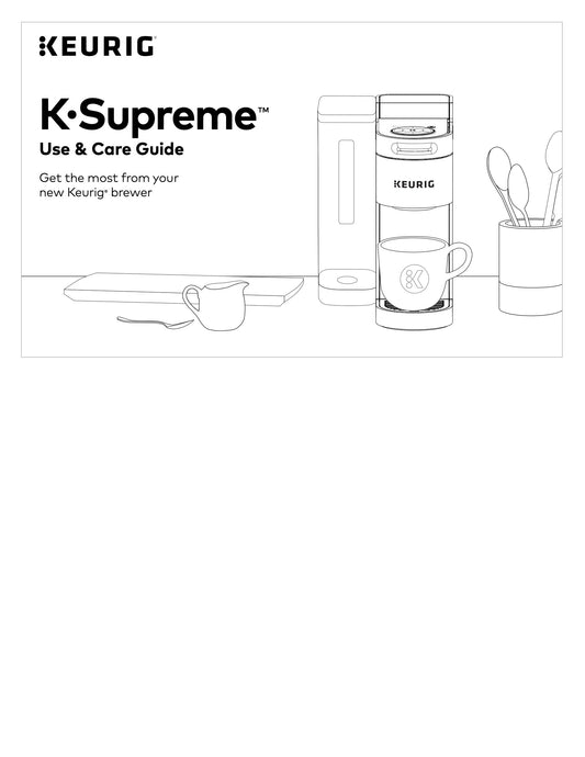 Keurig Supreme K-Cup Pod Coffee Maker Manual  (Download)