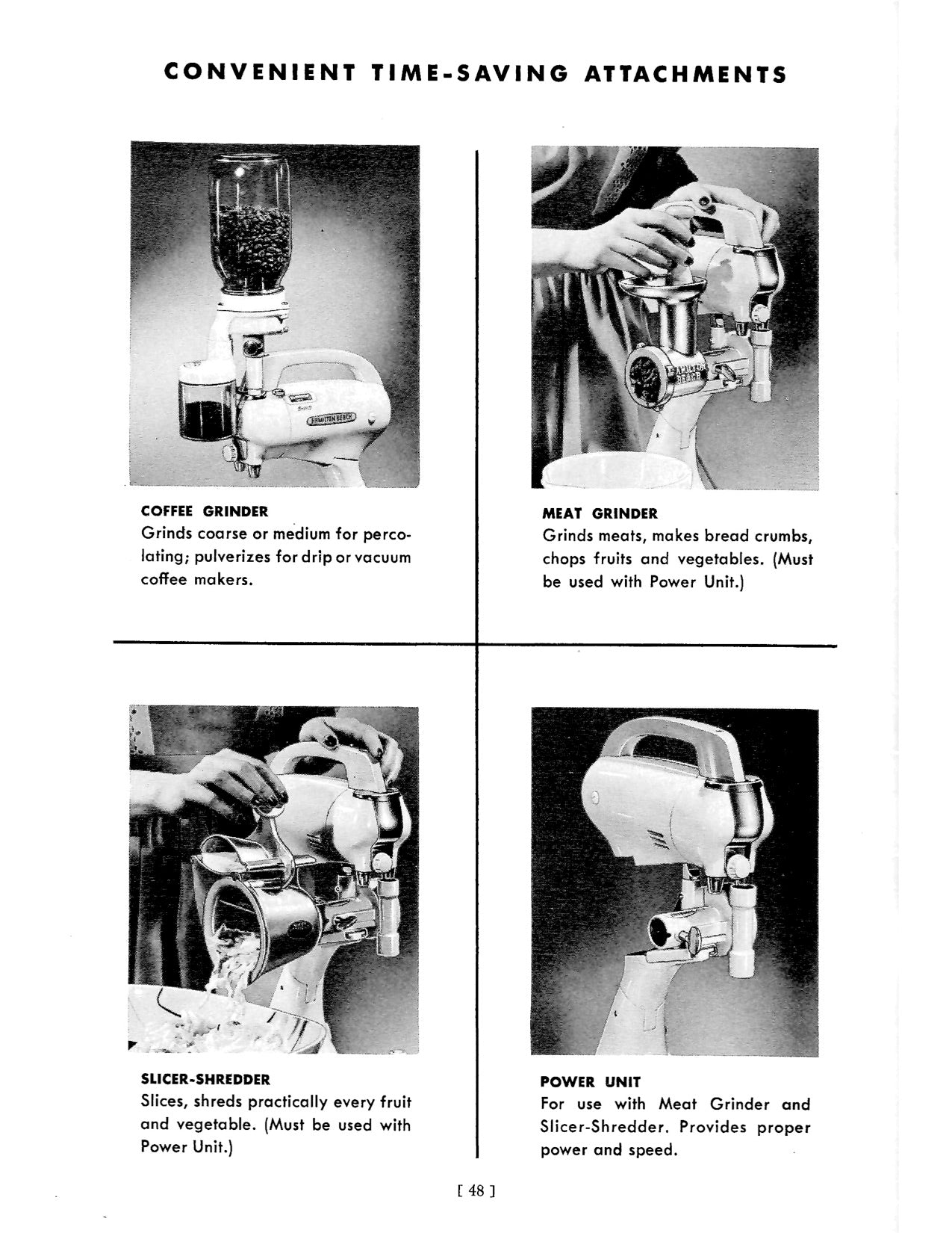 Hamilton Beach Manual For Model H - (Download)