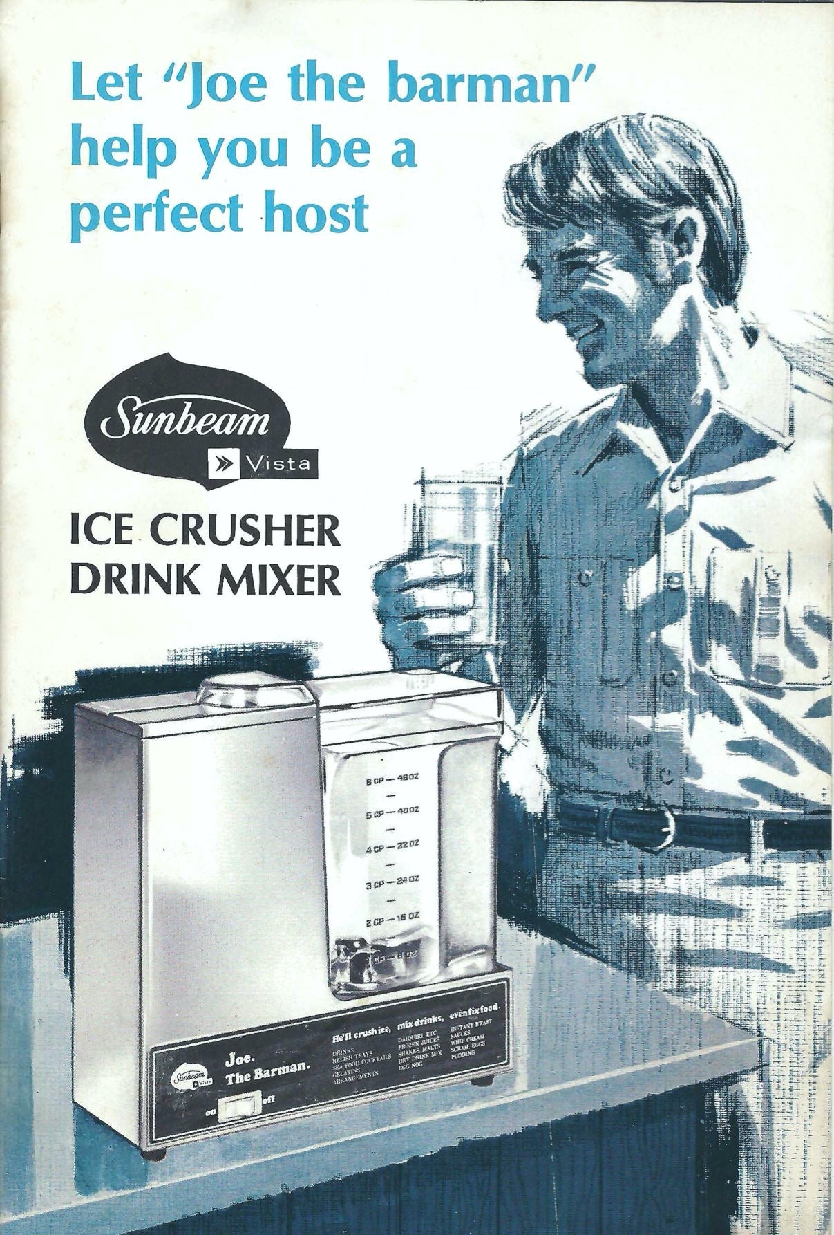Sunbeam Manual For Vista Joe The Barman Model VDM-A - (Download)