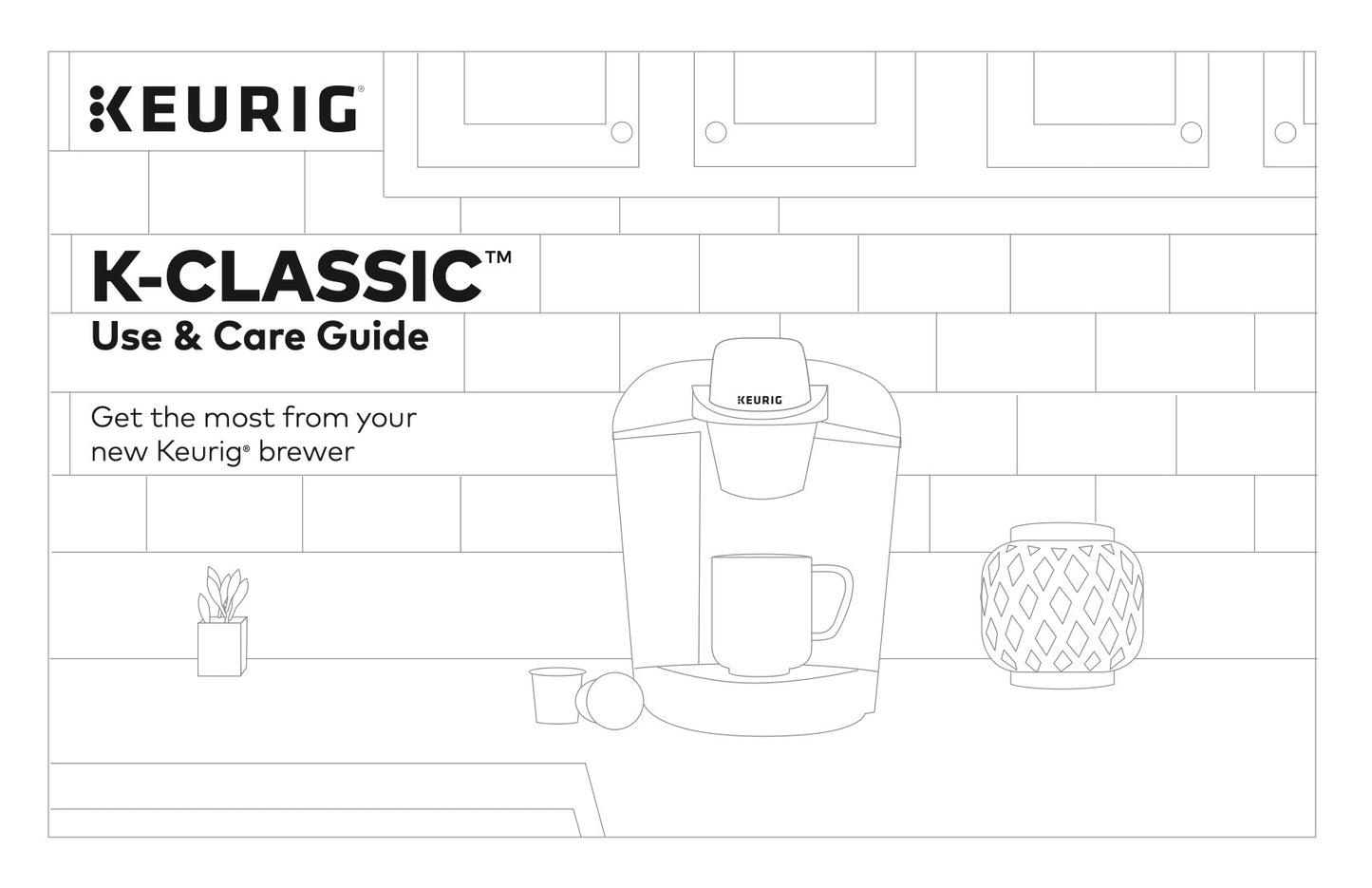 Keurig K55 Single Serve K-Cup Pod Coffee Maker Manual  (Download)
