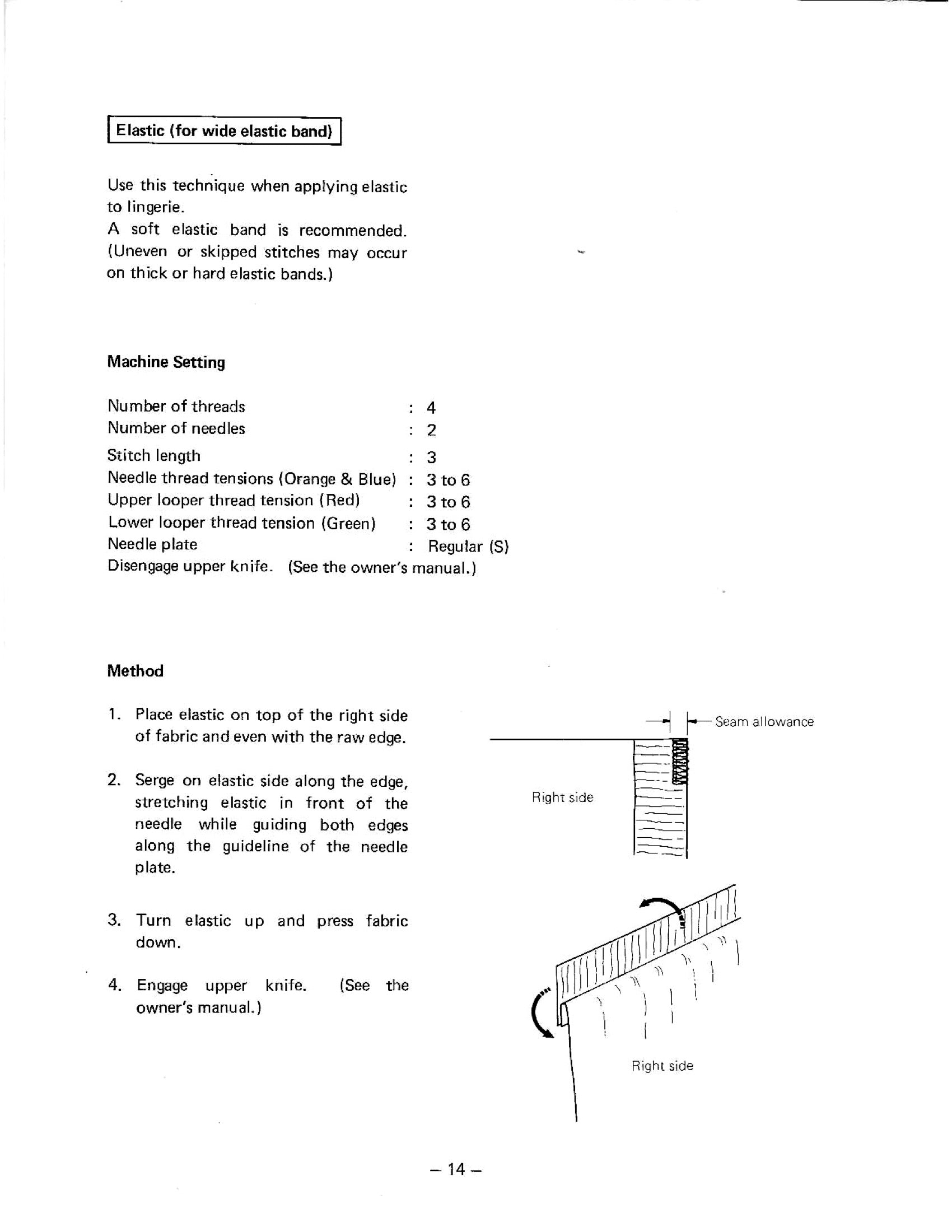 Kenmore Model 385. 564180 Serger Wk Bk