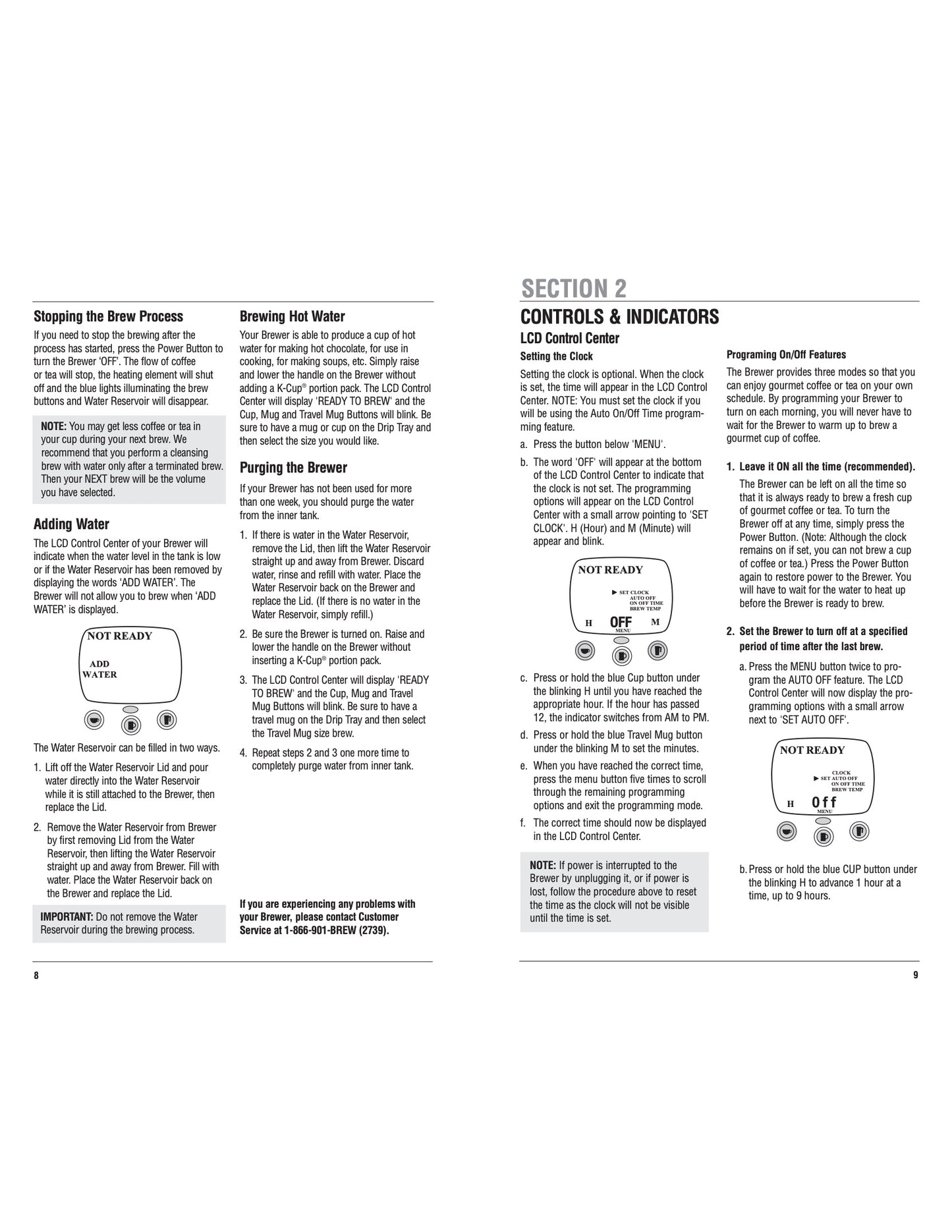 Keurig B60/B70 Single Serve K-Cup Pod Coffee Maker Manual  (Download)
