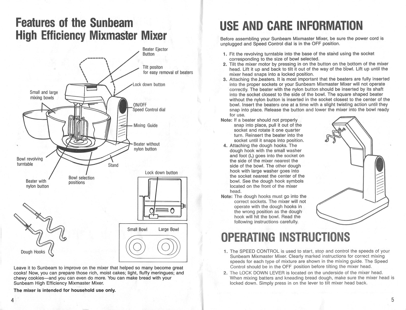 Mixmaster Manual For Model 01401 - (Download)