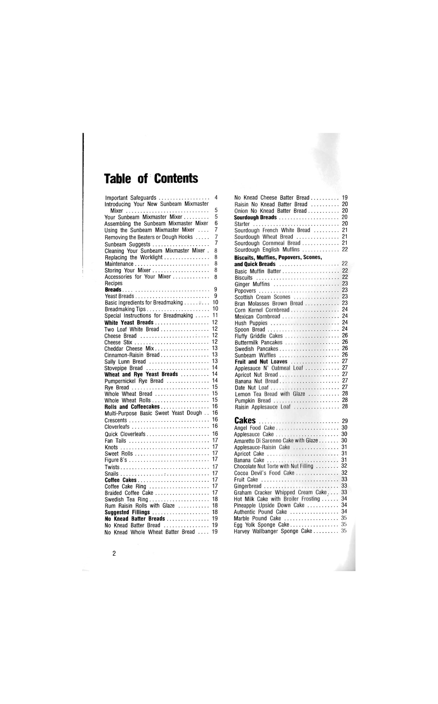 Mixmaster Manual For Sunbeam Power Plus Models  - (Download)