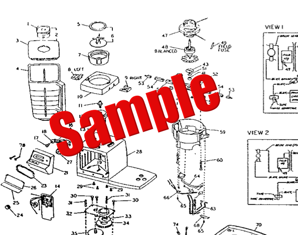 Oster Kitchen Center Parts Diagrams - (Download)