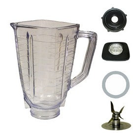 Oster and Osterizer 5 Cup Plastic Square Top Complete Blender Ja