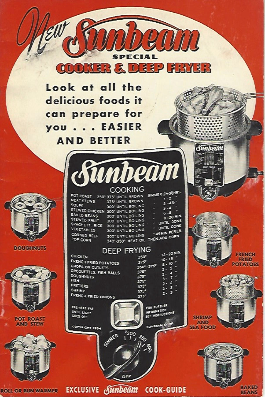 Sunbeam Manual For Model CF-5 Fryer - (Download)