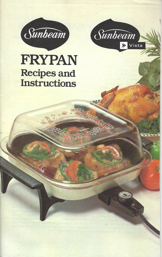 Sunbeam and Sunbeam Vista Electric Frypan  Manual - (Download)