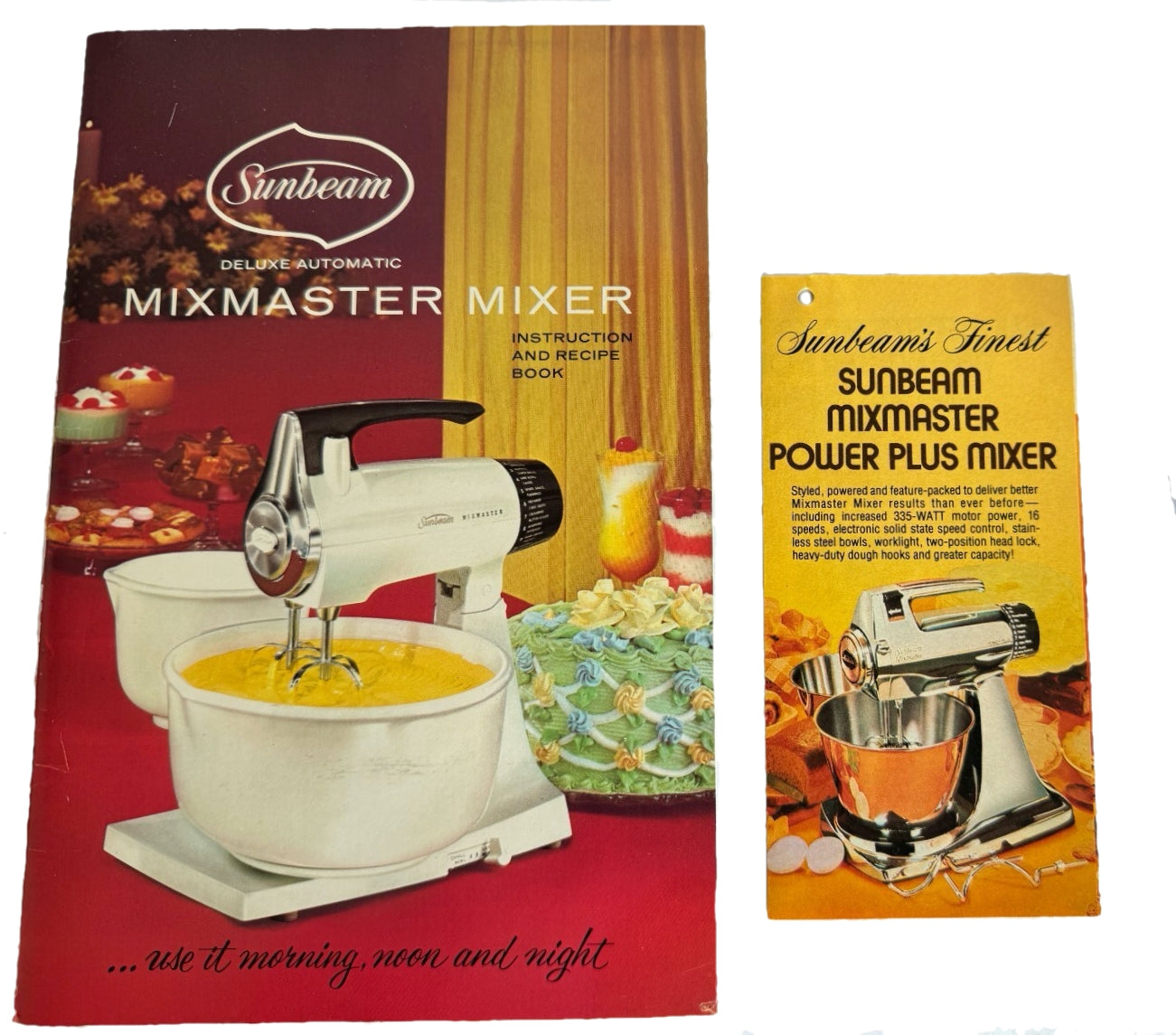 Mixmaster Power Plus Model 1-161/ Svc 1-161J - White